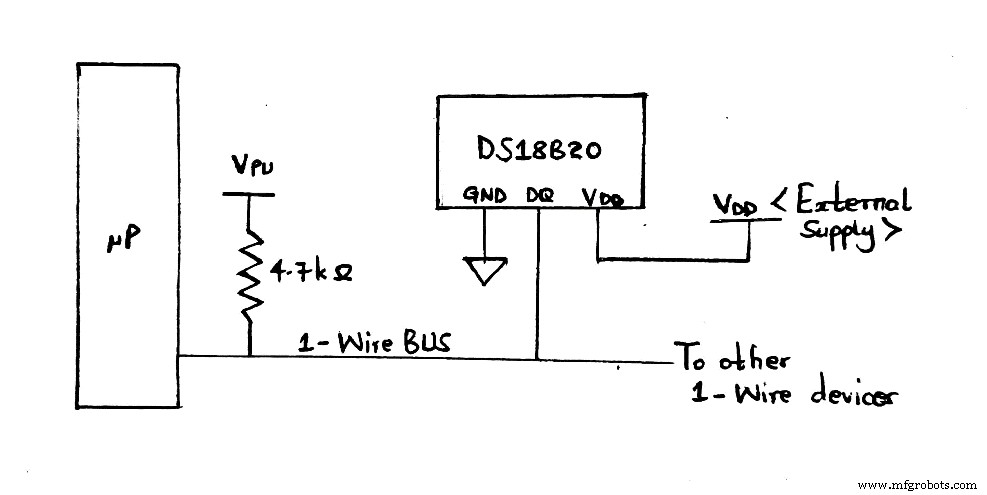 DS18B20 1-Wire Digitale Temperatuursensor: Pinout, Kenmerken & Toepassingen