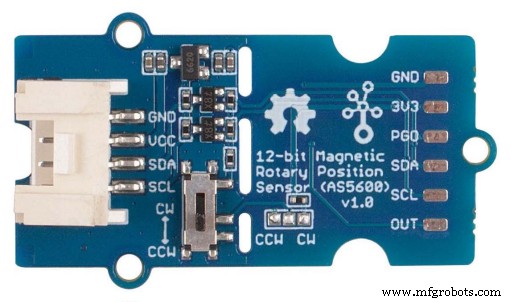 AS5600 12-bit Magnetische Rotatie Positiesensor – Precisie & Eenvoudige Programmering