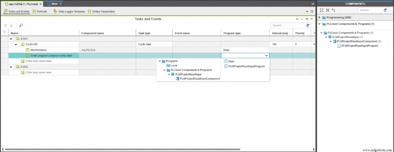 Eenvoudige en complexe datatypen in C++ beheersen met PLCnext Engineer