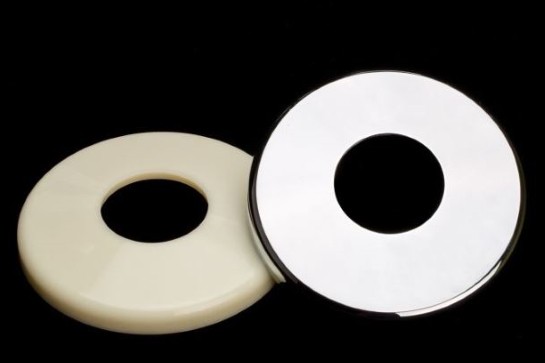 Professioneel verchromen van 3D-geprinte kunststofonderdelen