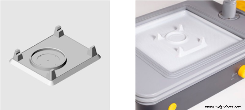 Thermoformen integreren in je prototyping-workflow